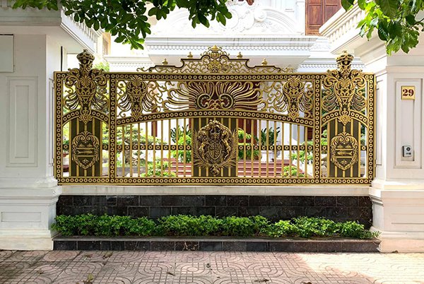 Hàng rào nhôm đúc khu biệt thự Thủ Đức
