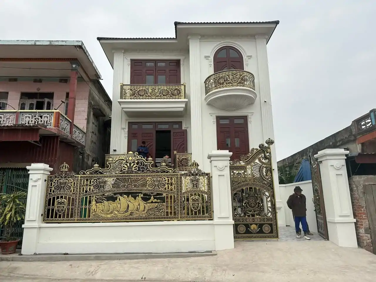 Cổng biệt thự Long An cao cấp